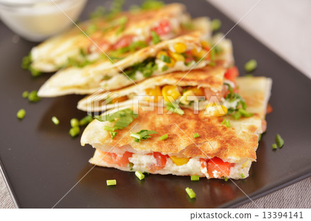 Vegetarian quesadilla Vegetarian quesadilla 13394141
