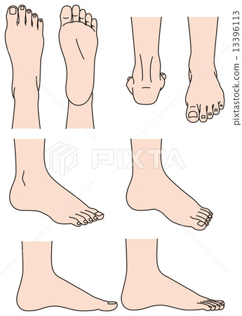 Foot shape 13396113