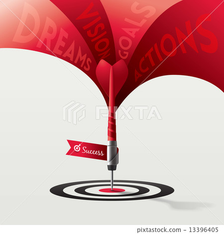 Dart Target Success Business Concept 13396405