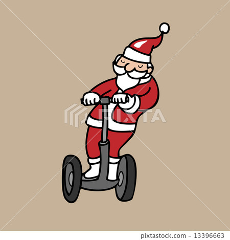 Santa on segway 13396663