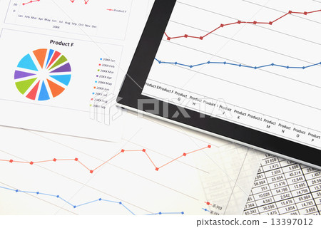 Business image - Conference materials and tablet 13397012