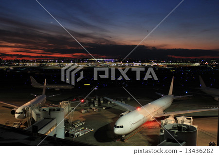 Night airport 13436282