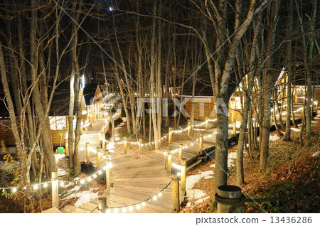 Ningle Terrace Night Ningle Terrace Night 13436286