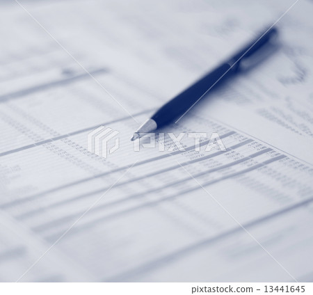 Pen on document Pen on document 13441645