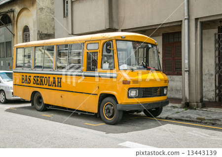 Traditional Malaysia School Bus 13443139