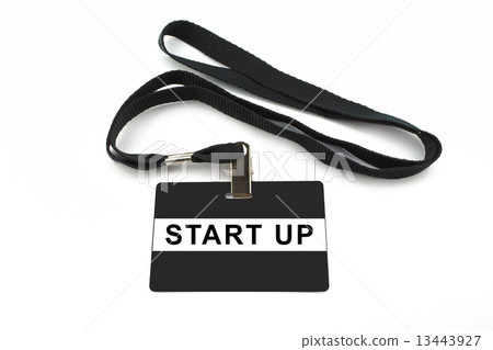 start up badge isolated on white background 13443927