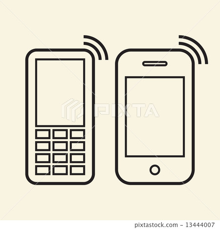 Mobile phone icons 13444007