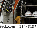 Tokyo Fire Department _ mountain rescue team mountain rescue car _ interior rear part (left) 13446137