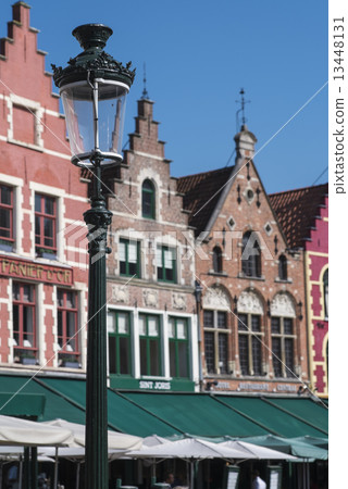 Early Morning on Grote Markt in Bruges 13448131
