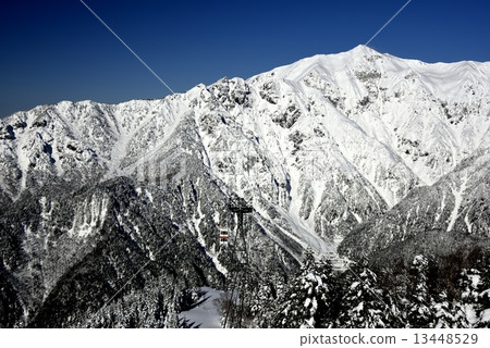Kasagatake and Shinhotaka Ropeway Picture taken at: Noda Kakochi Observatory 13448529