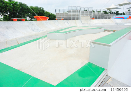 modern skatepark modern skatepark 13450495