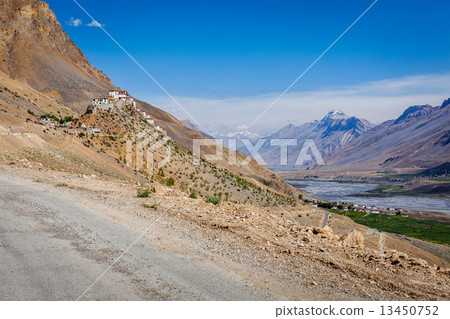 Ki monastery. Spiti Valley, India 13450752