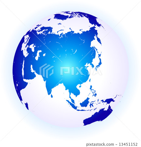 Earth World Japan Stock Illustration