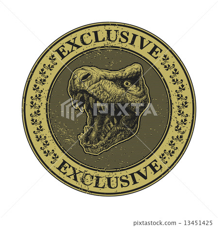 Dinosaurus head. hand drawn. vector illustration Dinosaurus head. hand drawn. vector illustration 13451425