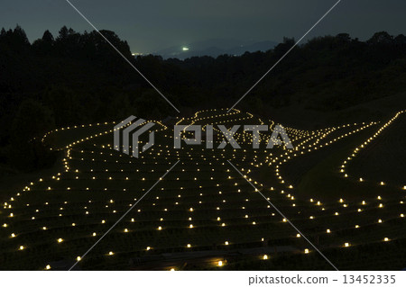 蠟燭點亮Chihaya Akasaka村莊Akasaka米露台 蠟燭點亮Chihaya Akasaka村莊Akasaka米露台 13452335