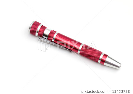 screwdriver on the white background 13453728