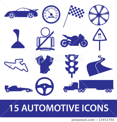 automotive icon collection eps10 automotive icon collection eps10 13453740