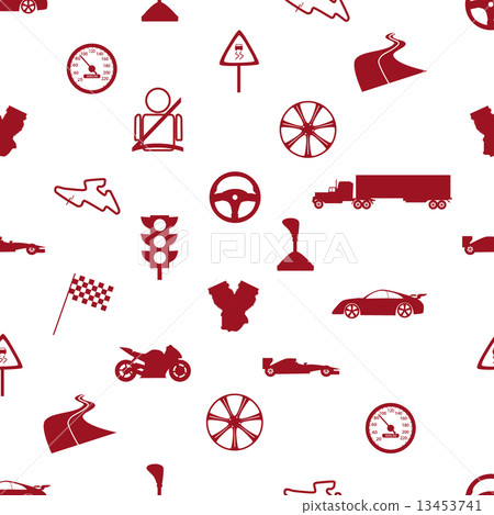 automotive icon pattern eps10 automotive icon pattern eps10 13453741
