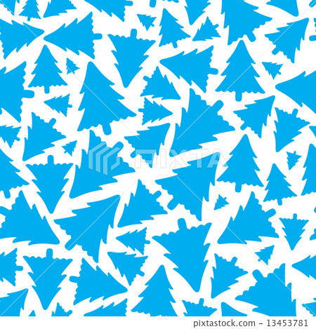 christmas tree pattern eps10 13453781