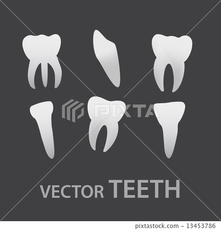 vector teeth icons eps10 vector teeth icons eps10 13453786
