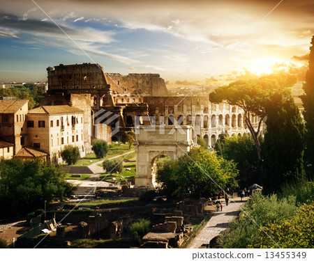 Colosseum in Rome, Italy 13455349