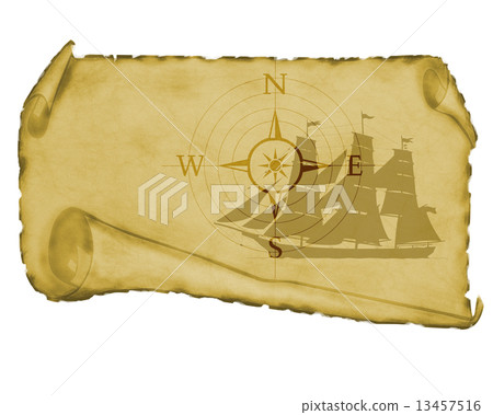 Sailing ship compass compass azimuth magnet retro Sailing ship compass compass azimuth magnet retro 13457516