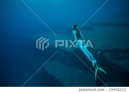海底廢墟 海底廢墟 13458212