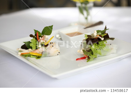 Spring Roll also known as Egg Roll 13458617