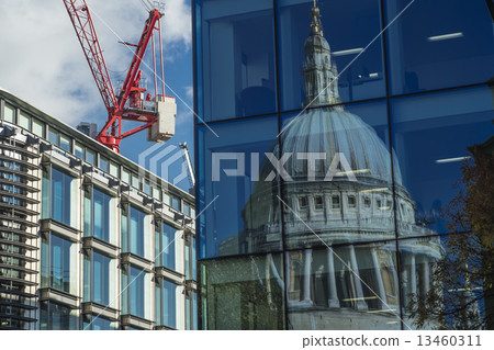 Refelctions of St Paul's Cathedral 13460311