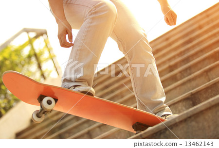 skateboarding legs 13462143