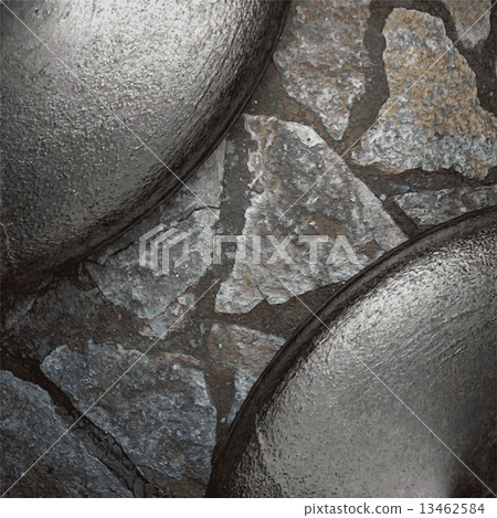 metal and stone background metal and stone background 13462584