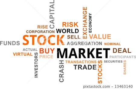 word cloud - stock market word cloud - stock market 13463140