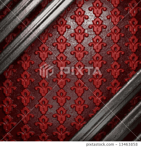 metal on red background metal on red background 13463858