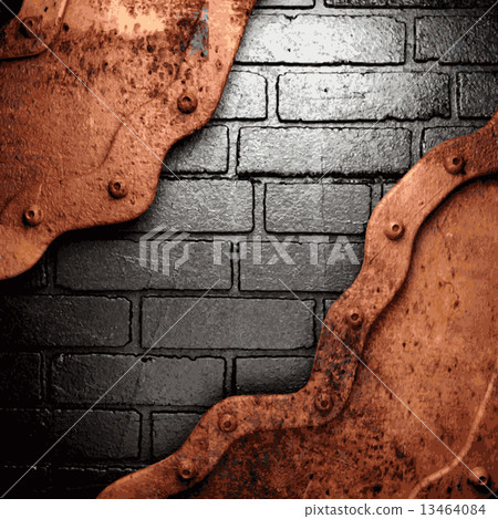 Old metal background Old metal background 13464084