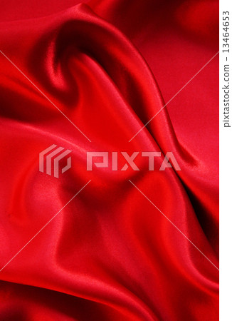 Smooth Red Silk as background 13464653