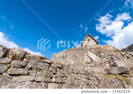 Guardhouse in Machu Picchu, Andes, Sacred Valley, Peru 13465819