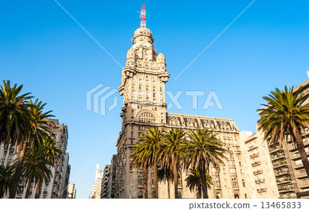 Salvo Palace, Independence Square, a national icon, Montevideo, 13465833