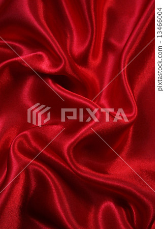 Smooth elegant red silk as background 13466004