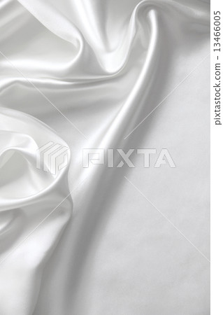 Smooth elegant white silk as wedding background 13466005