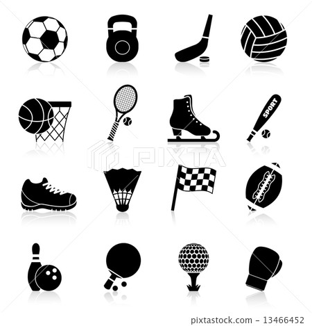 Sport Icons Black 13466452