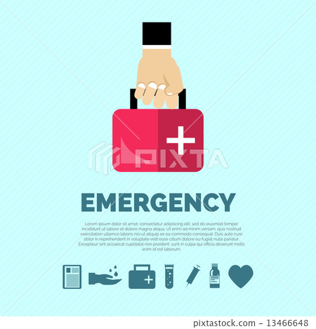 Emergency Concept Flat 13466648