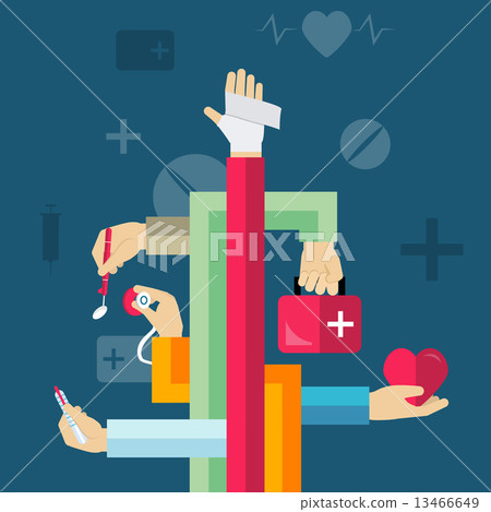 Medical Hands Concept 13466649