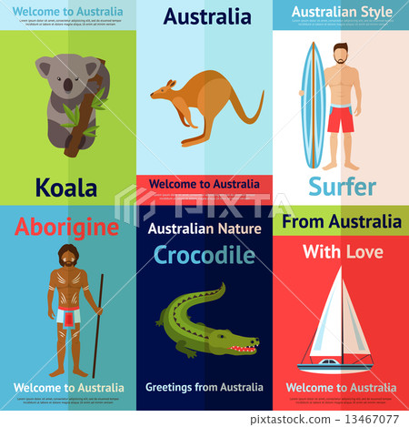 Australia Mini Poster Set Australia Mini Poster Set 13467077