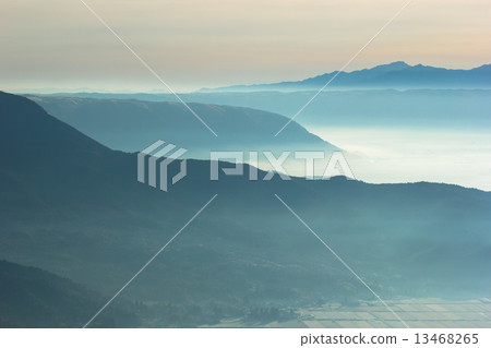 Morning of Aso outer ring Morning of Aso outer ring 13468265