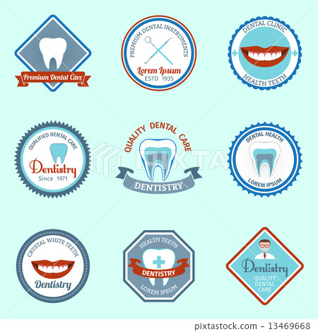 Dental emblems set 13469668