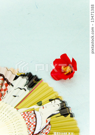 Fan and camellia 13471388