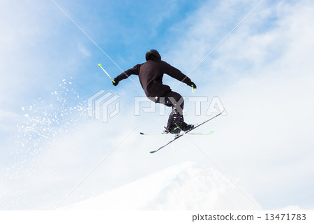 Free style skier. 13471783