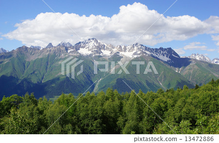 Caucasus Mountains, Mestia, Georgia 13472886