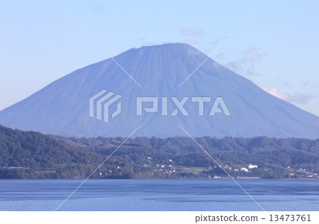 在夏天從北海道洞爺湖尋找美麗的陽光山羊蹄 13473761