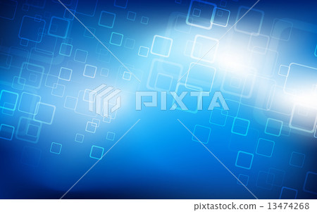 Hi-tech blue background. Vector - Stock Illustration [13474268] - PIXTA